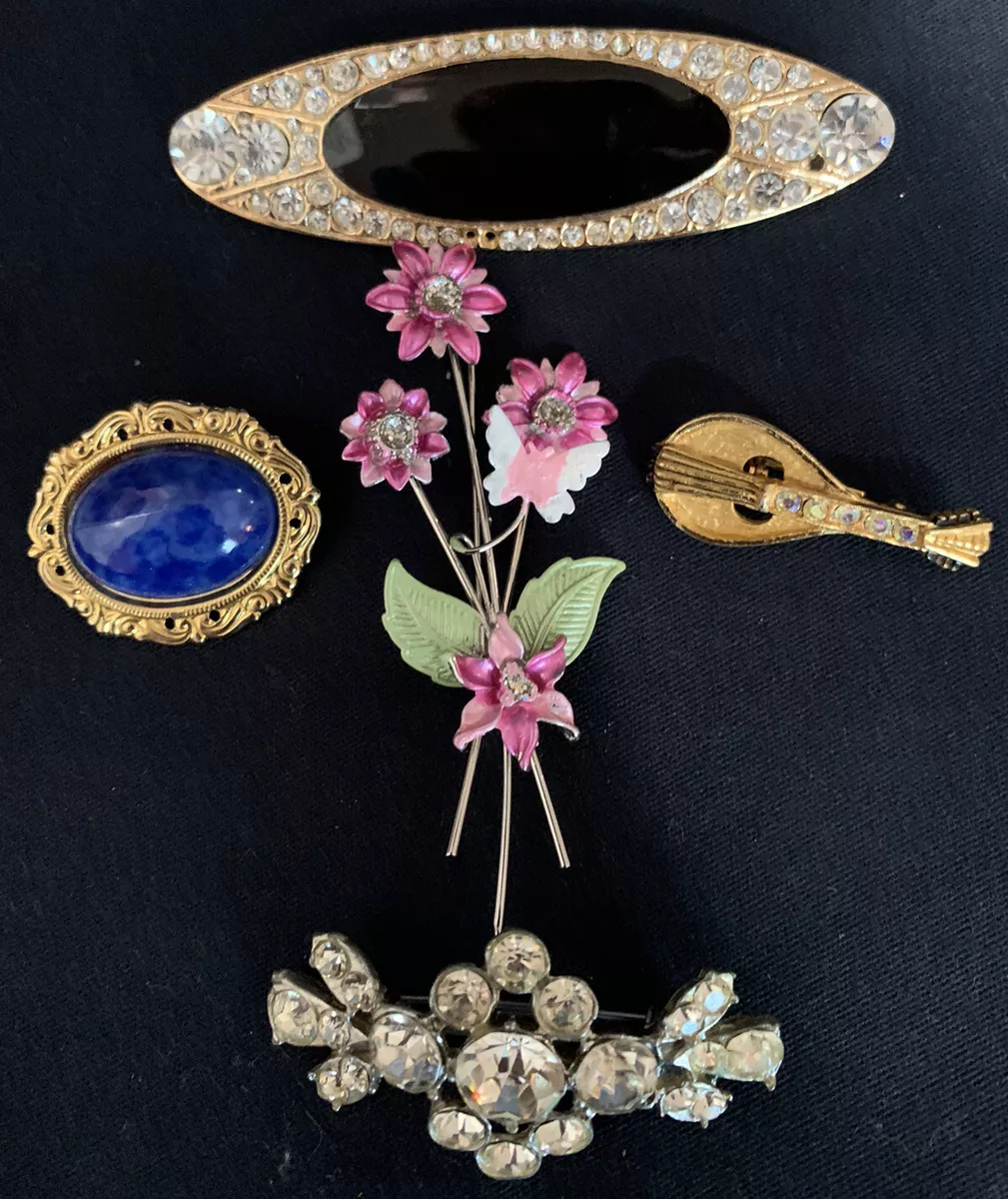 Unique Vintage Costume Jewelry – Pins -5-Lovely