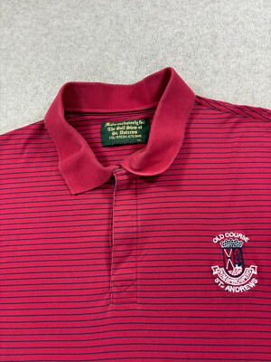 St Andrews THE OLD COURSE Authentic S/S Golf Polo Shirt (Men's XL