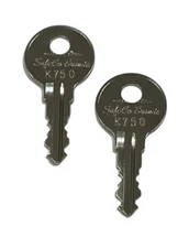 Keys to Fit Weather Guard Tool Boxes K750 - K799 SafeCo Brands 2-Keys