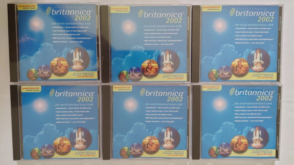 Encyclopaedia Britannica 2002 Expanded DVD Windows Version - New Sealed - Image 4 of 4
