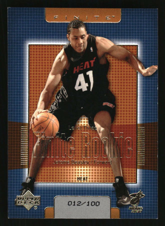 2003-04 Upper Deck Finite Gold /100 #205 Jerome Beasley