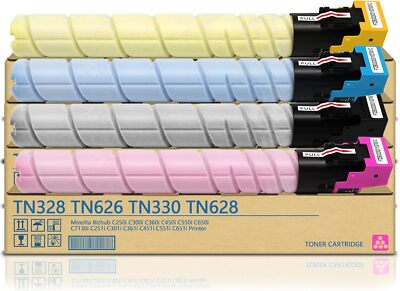Toner Cartridge TN328 TN626 TN330 TN628 for Konica Minolta Bizhub C250i C300i