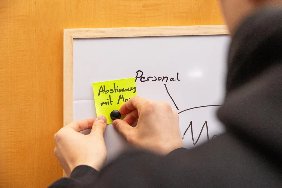 Magnettafel, Wandtafel, Memoboard, Pinnwand, weiß, beschreibbar, 40x60cm - Bild 2 von 4