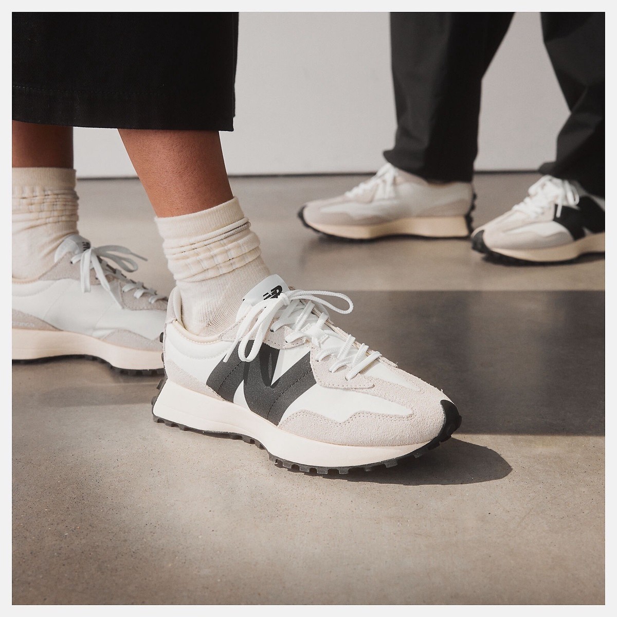 New Balance 327 Sea Salt White/Black (Women's) WS 327 FE | eBay