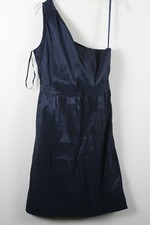 Merona Black Evening Party Dress One Shoulder Lined Size 6