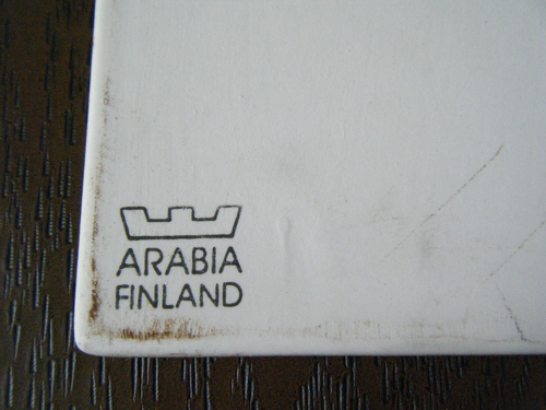 Placa de pared vintage de cerámica ARABIA Finlandia años 80 7"x 14" de Heljä Liukko Sundström - Imagen 7 de 8