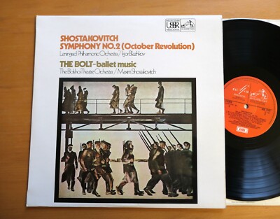 ASD 2747 Shostakovich Symphony no. 2 The Bolt Blazhkov NEAR MINT Melodiya EMI