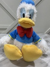 Disney Parks Donald Duck 16  Plush Fuzzy Stuffed Animal Toy