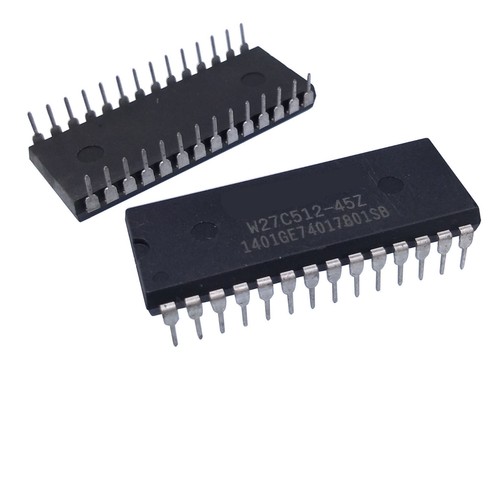 Lot De 5 Ou 10 EEPROM Winbond W27C512-45Z - 512 Kbit, 45ns, Boîtier DIP - Stock US