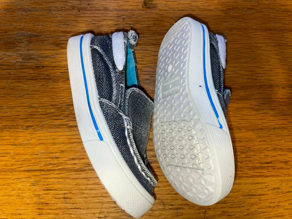 MOCASINES GARANIMALS AZUL/GRIS niños/niños suelas blancas/puntura talla 4 usados Foto 3 de 4