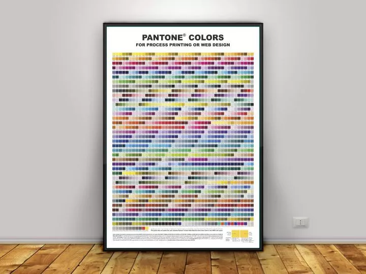 Pantone CMYK Color Guide Chart