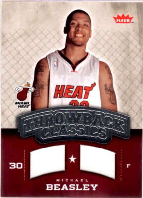 Michael Beasley Card 2008-09 Fleer NBA Classics #NBAMB | eBay