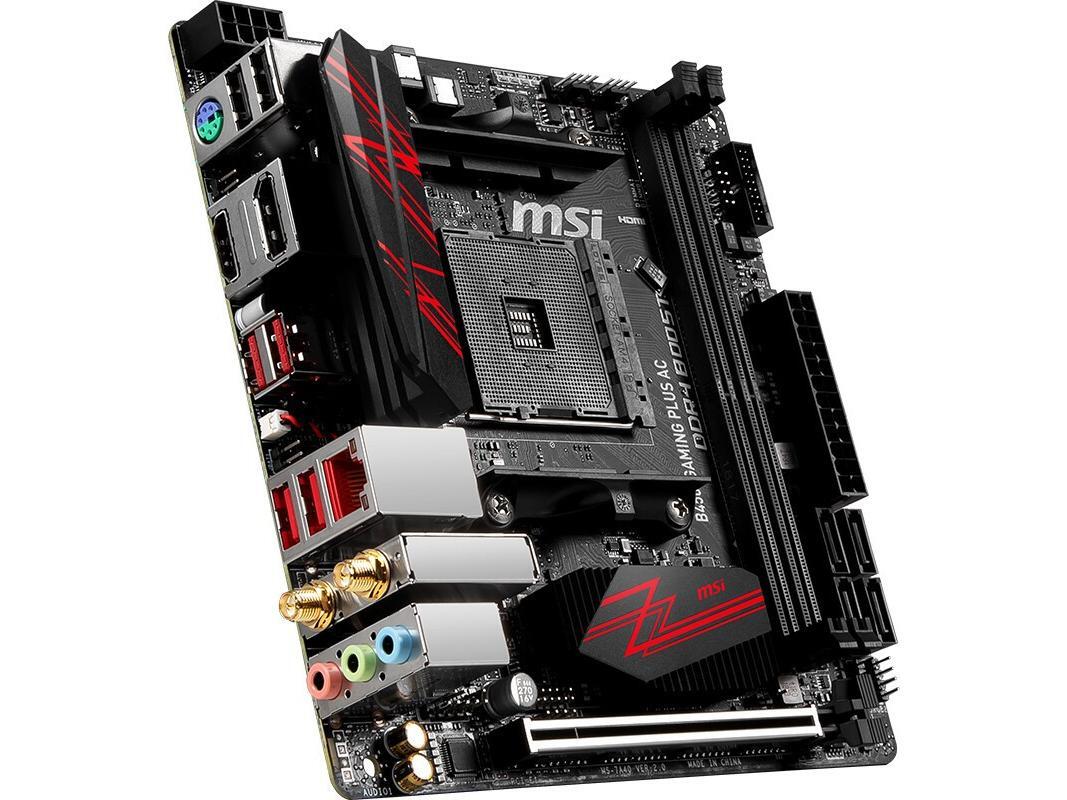 Mini Itx Msi B450 Itx Motherboard MSI B450I GAMING PLUS AC