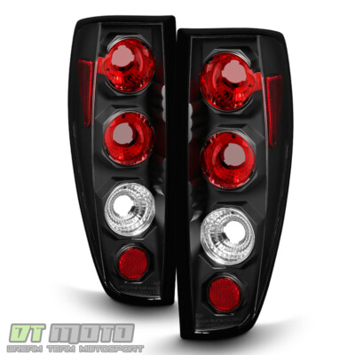 2004-2012 Chevy Colorado GMC Canyon Black Tail Lights Brake Lamps Set Left+Right