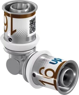 Uponor S-Press PLUS Winkel, CU 16x15mm, 1070650