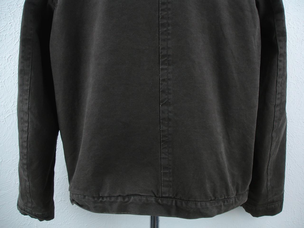 Men's sz L American Eagle AEO Military Army Field Coat Jacket M65 Faux Fur Lined image 8