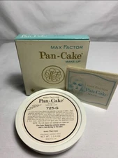 Vintage Max Factor Hollywood Pan-Cake Make-Up New 725-G READ!
