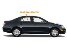 Front Left Driver Side Door Window Glass For 2006-2010 Volkswagen Jetta – Green Tint