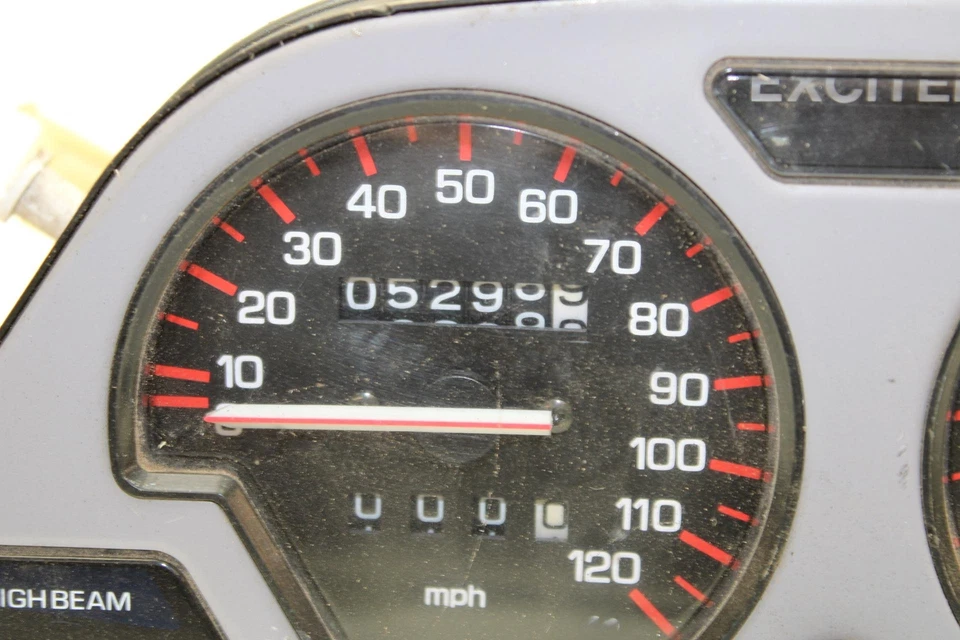 Yamaha Exciter 1988 medidor de velocímetro fabricante original 8CR-83580-40-00 SY100 Foto 3 de 4