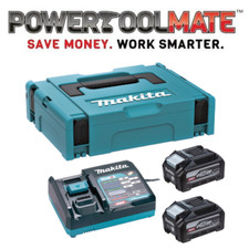 Makita 1911C9-1 40v Max Power Source Kit - 2 x BL4040F 4.0ah Batteries & Charger