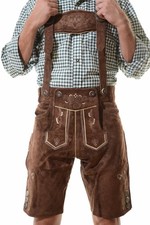 Lederhosen Costume Authentic Oktoberfest Lederhosen GEORG 36