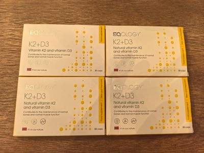 EQOLOGY K2+D3 Kapseln, NEU und ORIGINALVERPACKT 