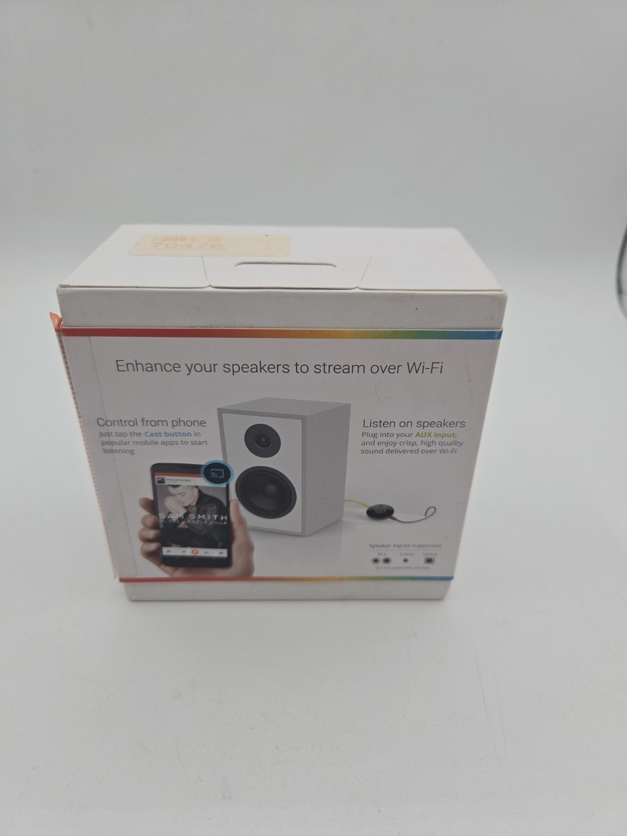 Google Chromecast Audio Media Streamer - Black for sale online | eBay