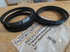 12112425 Whirlpool Washer Belt Kit (2 Belts) - Genuine FSP OEM