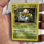 Ivysaur 30/102 Base Set Unlimited Uncommon 1999 WOTC Pokemon Card Vintage LP+