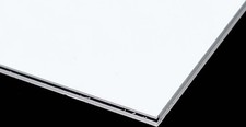 PG-0095 Rectangular Pickguard BlankWhite 1-ply .090