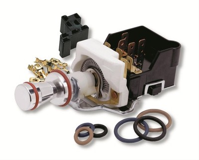 Ron Francis Wiring HL07 Switch Headlight Steel/Plastic Black Universal Each