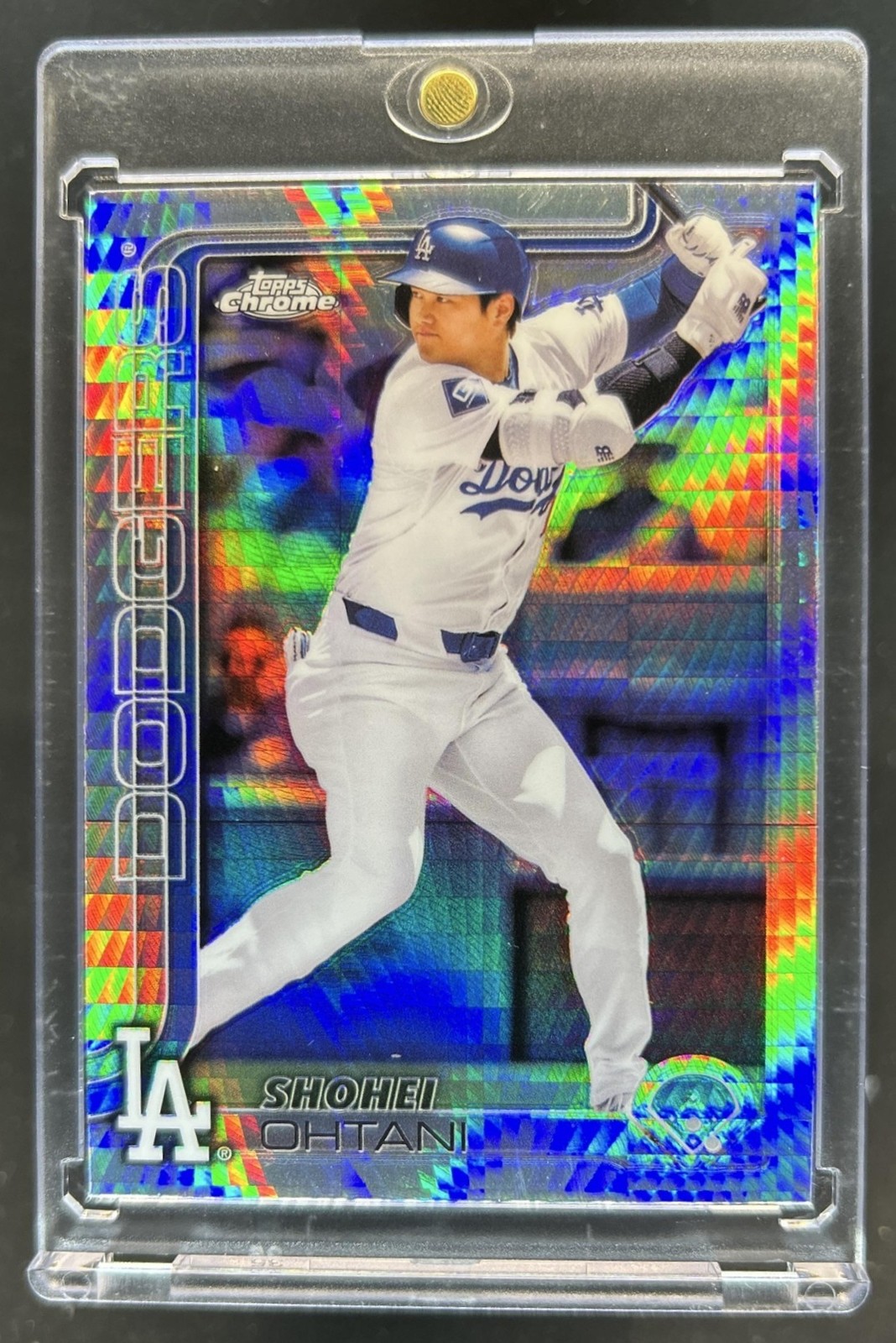 2025 Topps Chrome Shohei Ohtani Prism Refractor #1 Dodgers