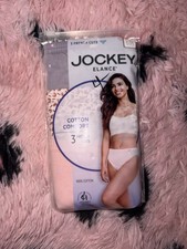 Jockey Elance 3 Pack French Cut Cotton Panties 6M NWT