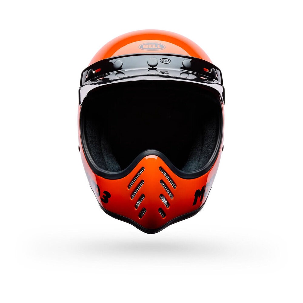 Bell Moto 3 Integral Helmet Classic Retro Crosshelm Fibreglass