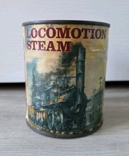 VINTAGE LOCOMOTION STEAM TIN - 150TH ANNIVERSARY STOCKTON & DARLINGTON RAILROAD