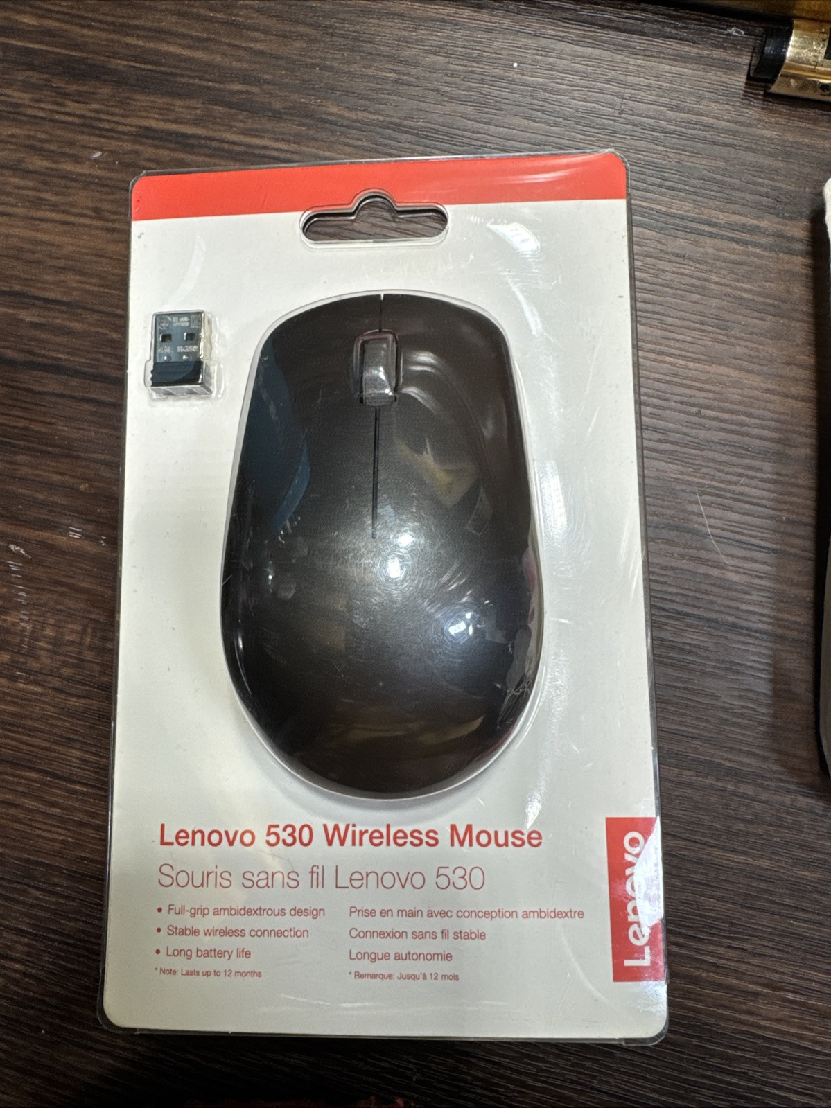 Lenovo 530 Wireless Graphite Mouse for Precision and Comfort