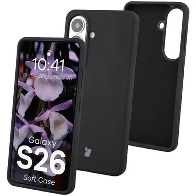 Handyhülle für Galaxy S26 Bizon Case Cover Schutzhülle Etui Hülle Tasche Schwarz