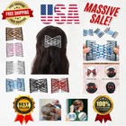6 Multi-Color Hair Combs for Women - Magic Elastic Clips for Easy Styling