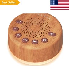 Sound White Noise Machine with 25 Soothing Tracks Night Light - Compact Design