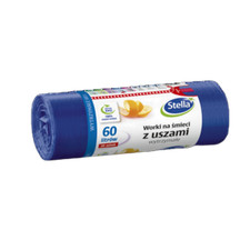 5903936009725 Stella worki na mieci z uszami wytrzymae 60l 20szt. STELLA PACK