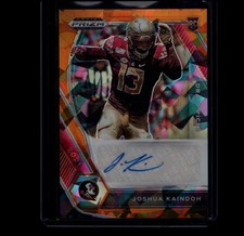 2021 Panini Prizm Draft Picks - Joshua Kaindoh #DPA-JOK Gold Ice Prizm (AU, RC)
