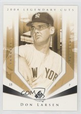 2004 SP Legendary Cuts Don Larsen #26 0ac3