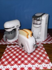 Playgo Play Perfect Classy Kitchen Appliance Pink Toaster, Mixer Coffee K-Cup