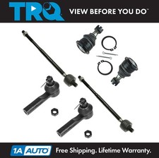 Kit de 6 piezas de rótula inferior interior exterior extremo de varilla de amarre derecha derecha para 00-06 Sentra nuevo