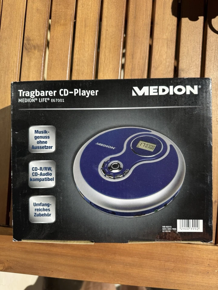 Medion E67001 Tragbarer CD Player NEU & OVP