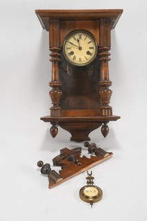 Q72V03 Antique Wall Clock Regulator with Pendulum