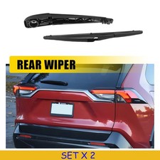 2set Back Windscreen Windshield Glass Wiper Arm Blade Fit Toyota Rav-4 2019-2024 2set Back Windscreen Windshield Glass Wiper Arm Blade Fit Toyota Rav-4 2019-2024