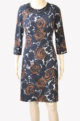 Antoni & Alison Damen Kleid Gr. 34 (XS) Mehrfarbig Shiftkleid Shirtkleid Dress