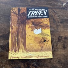 VTG How to Draw Trees Shrubs Landscapes by Frederick J. Garner Non-Fiction Art