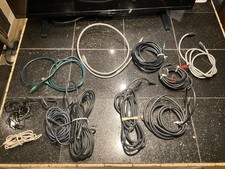 HUGE LOT OF HDMI MALE CABLES AND S-VIDEO CABLES AND MORE WOW